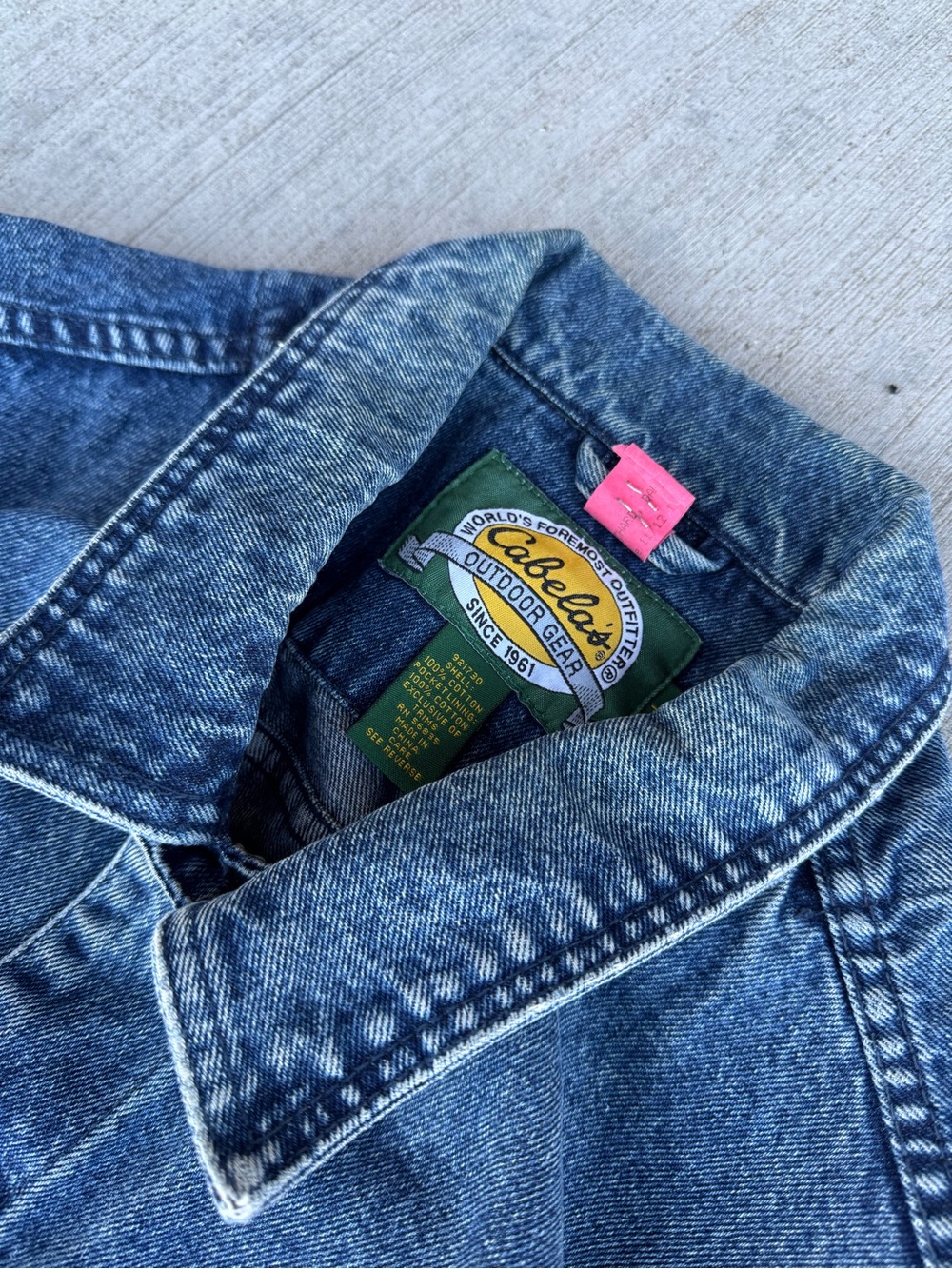 Vintage Cabela’s Denim Jacket - Picture 3 of 3